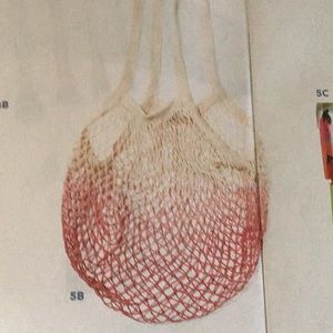 Dip dye market tote.